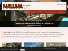 Tablet Screenshot of maluma.es